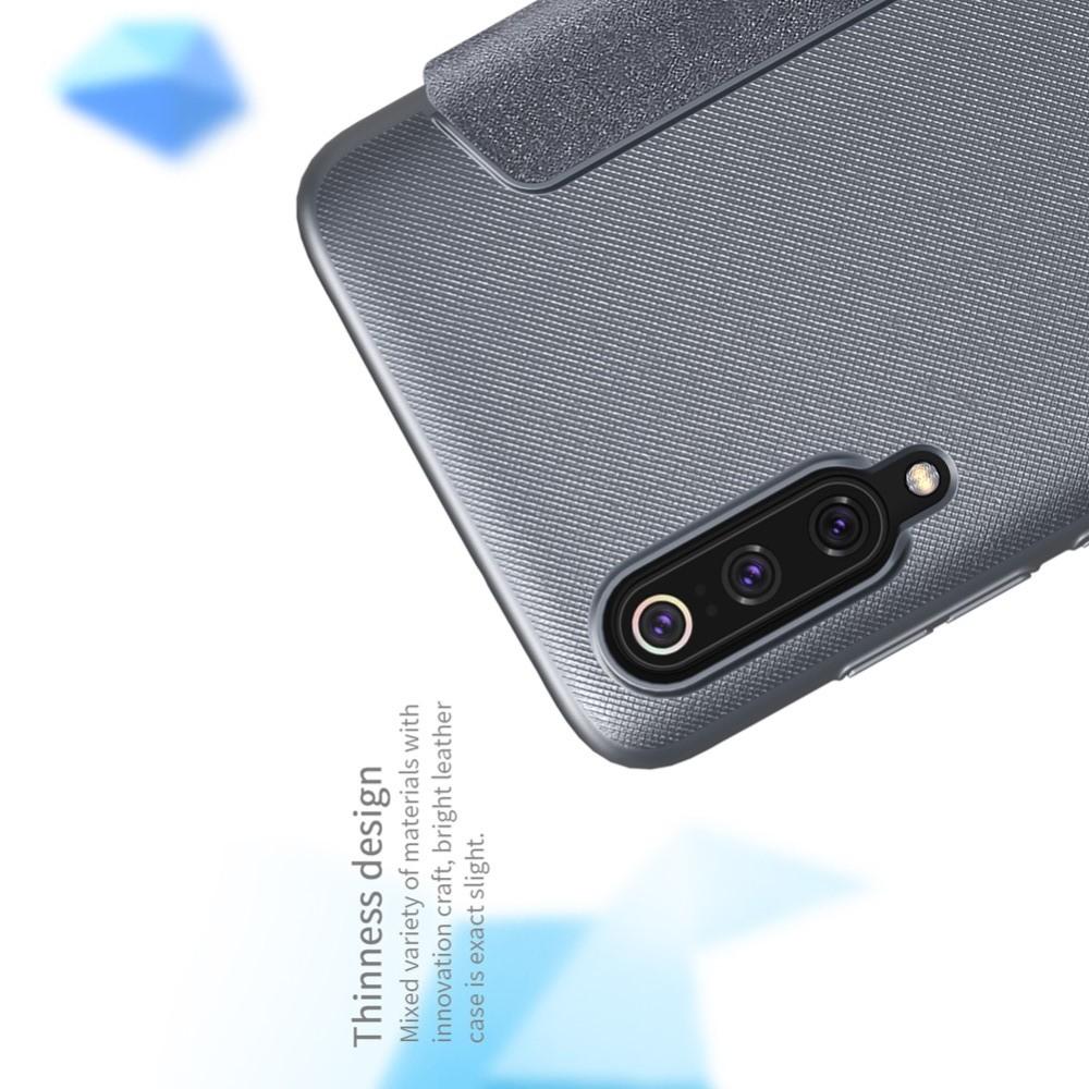 Тонкий Флип NILLKIN Sparkle Горизонтальный Боковой Чехол Книжка для Xiaomi Mi 9 Серый