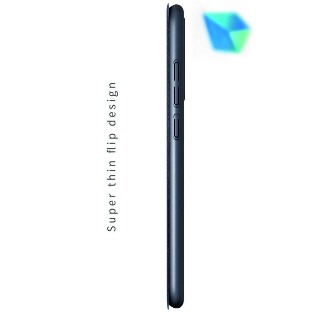 Тонкий Флип NILLKIN Sparkle Горизонтальный Боковой Чехол Книжка для Xiaomi Redmi Note 8 Серый