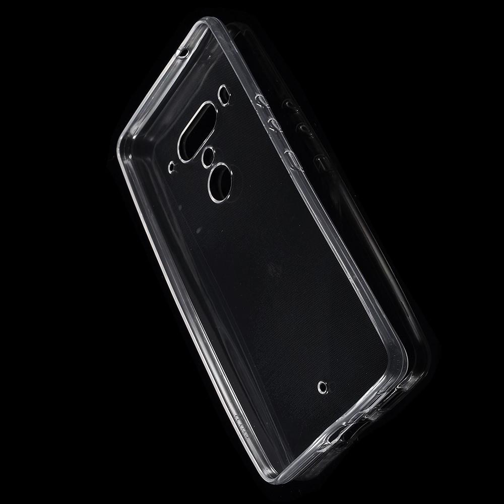 Тонкий TPU Бампер Силиконовый Чехол для HTC U12+ Прозрачный
