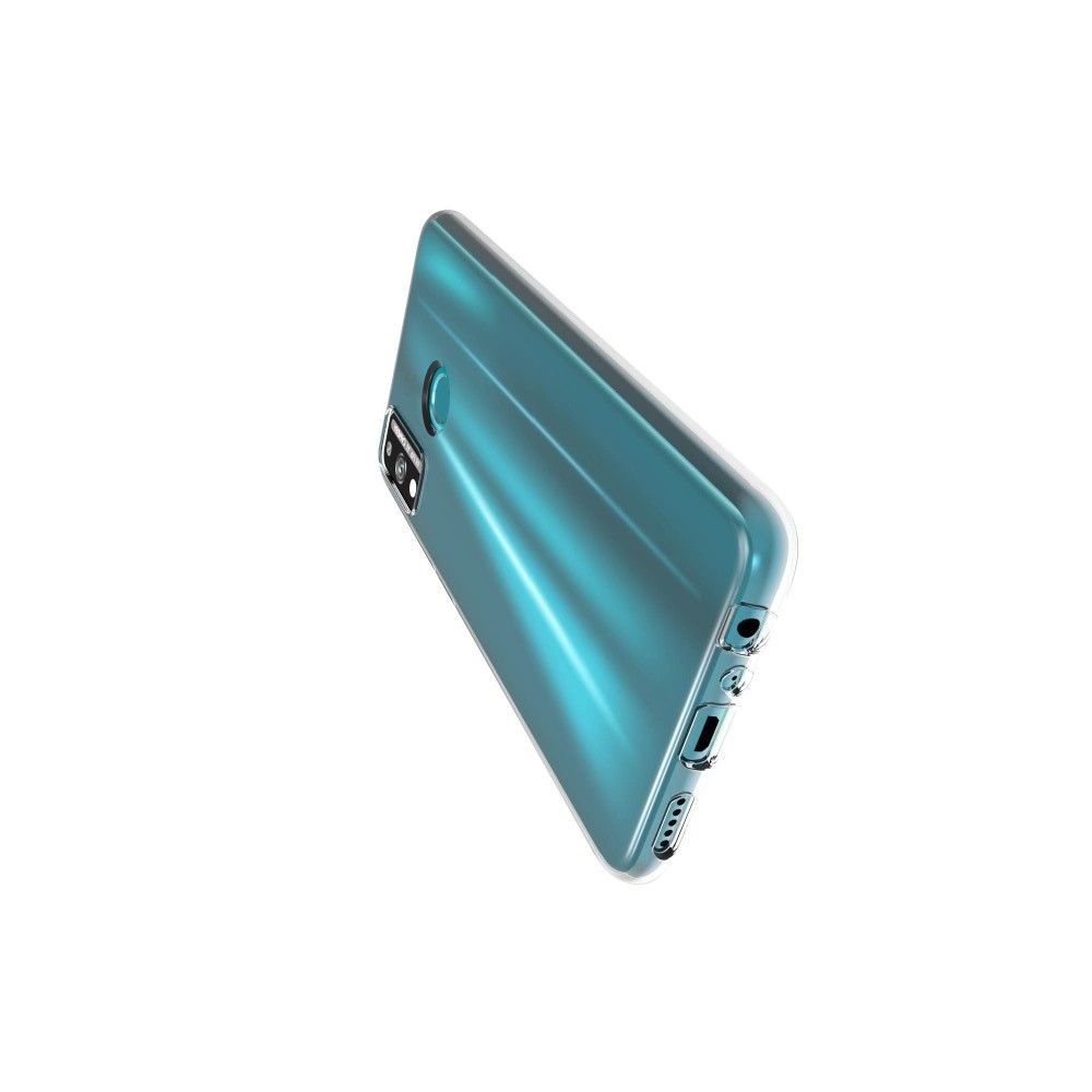 Тонкий TPU Бампер Силиконовый Чехол для Huawei Honor 9X Lite Прозрачный