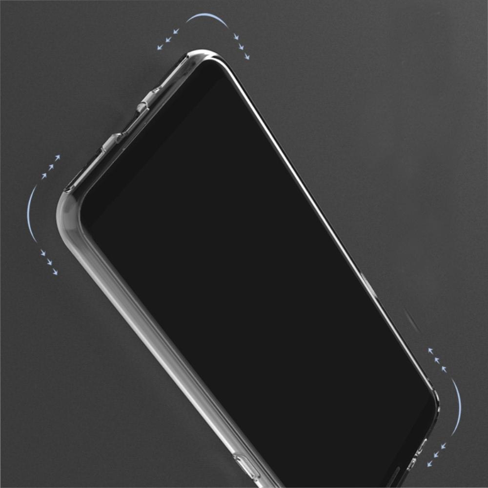 Тонкий TPU Бампер Силиконовый Чехол для Huawei P Smart Z Прозрачный