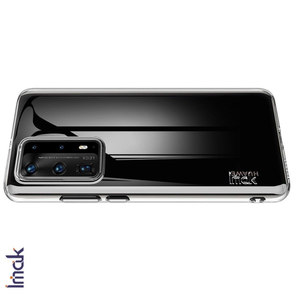 Тонкий TPU Бампер Силиконовый Чехол для Huawei P40 Pro Прозрачный
