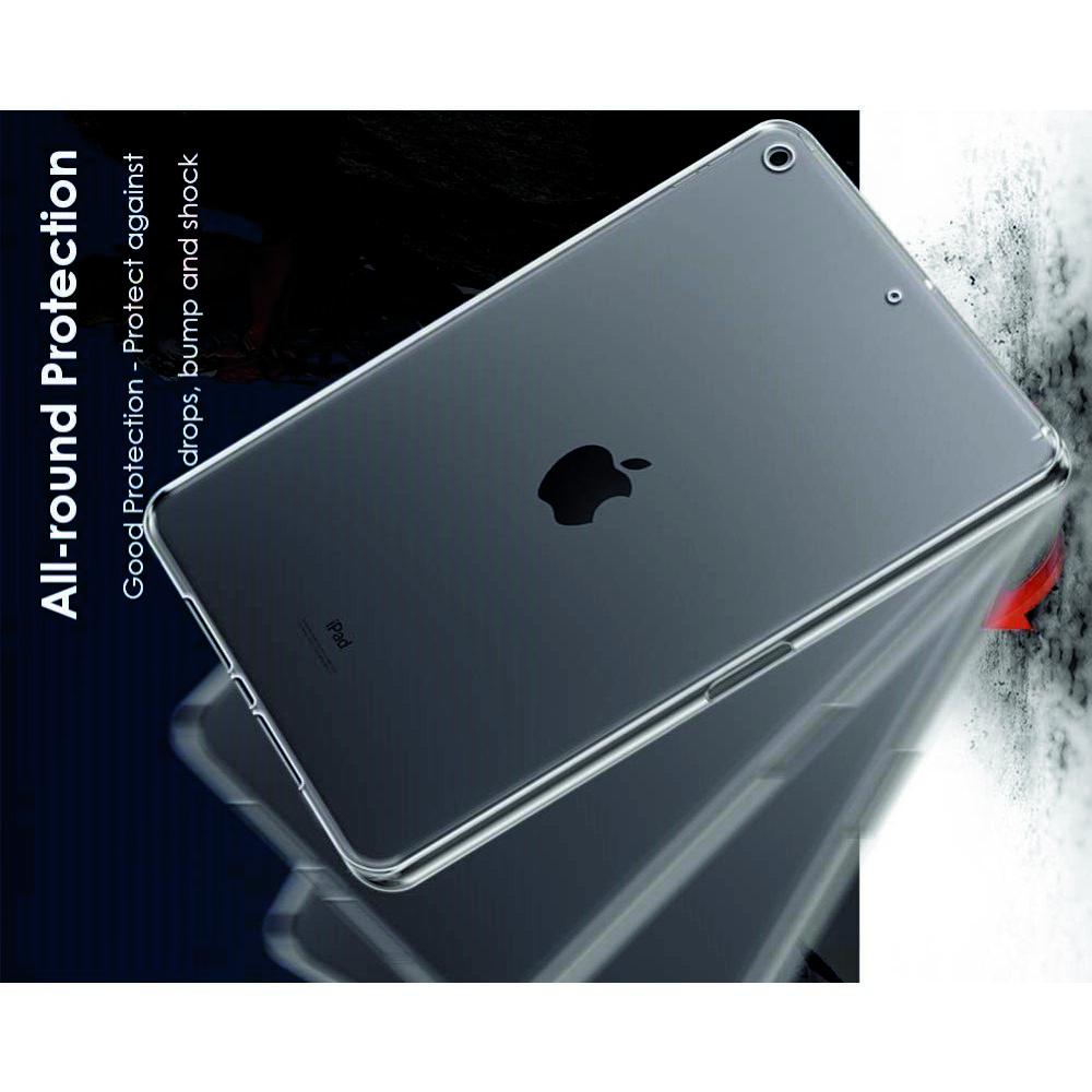 Тонкий TPU Бампер Силиконовый Чехол для iPad 10.2 2019 Прозрачный
