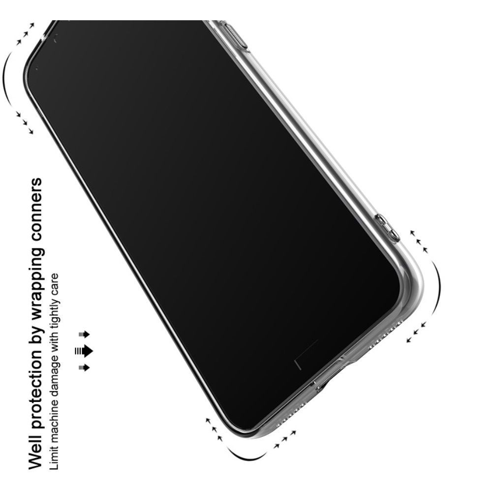 Тонкий TPU Бампер Силиконовый Чехол для OnePlus 7T Pro Прозрачный