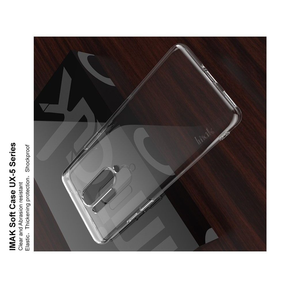 Тонкий TPU Бампер Силиконовый Чехол для OnePlus 8 Pro Прозрачный
