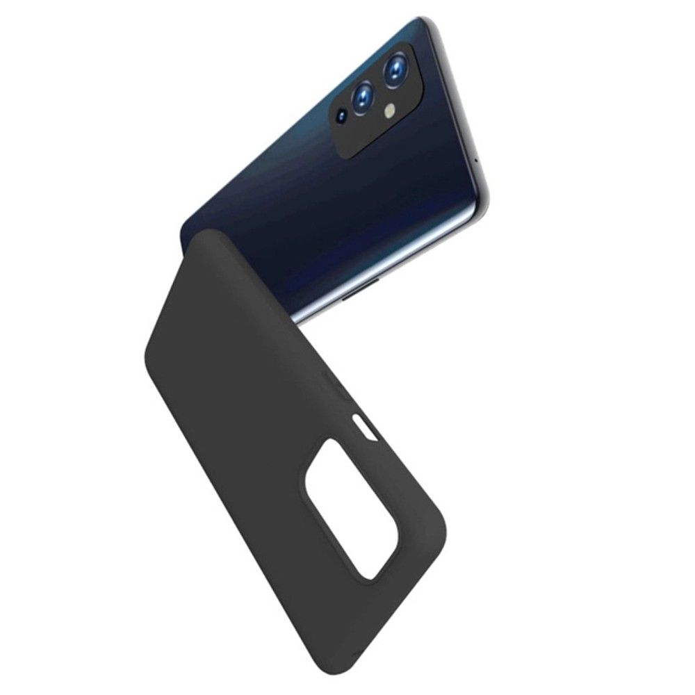 Тонкий TPU Бампер Силиконовый Чехол для OnePlus 9 Черный