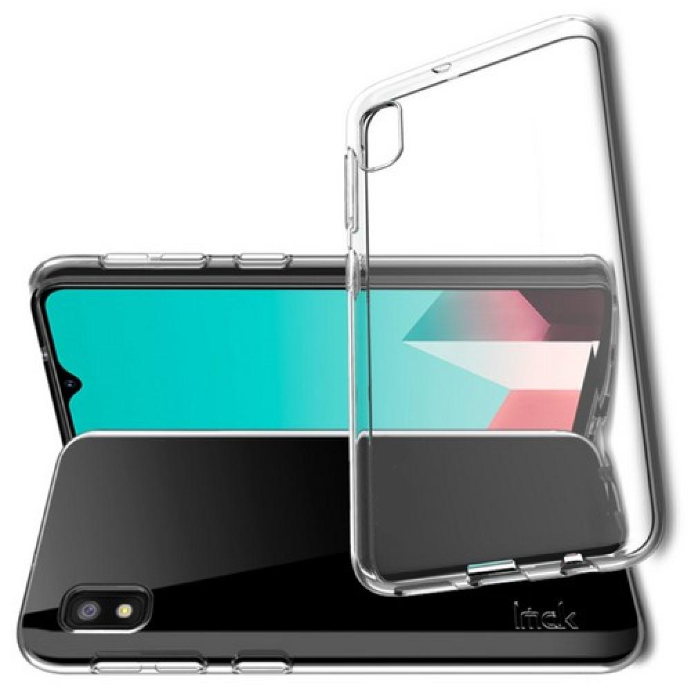 Тонкий TPU Бампер Силиконовый Чехол для Samsung Galaxy A10e Прозрачный