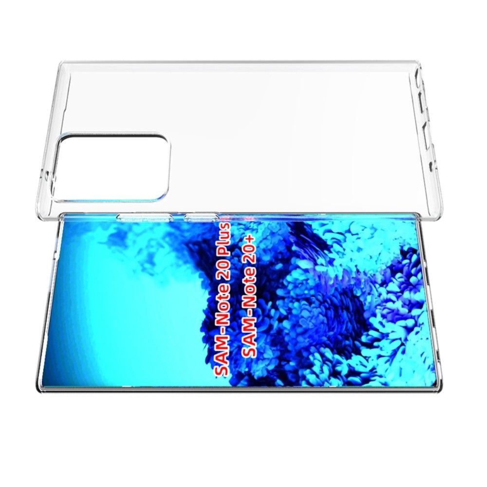 Тонкий TPU Бампер Силиконовый Чехол для Samsung Galaxy Note 20 Ultra Прозрачный