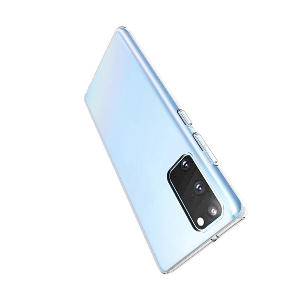 Тонкий TPU Бампер Силиконовый Чехол для Samsung Galaxy Note 20 Прозрачный