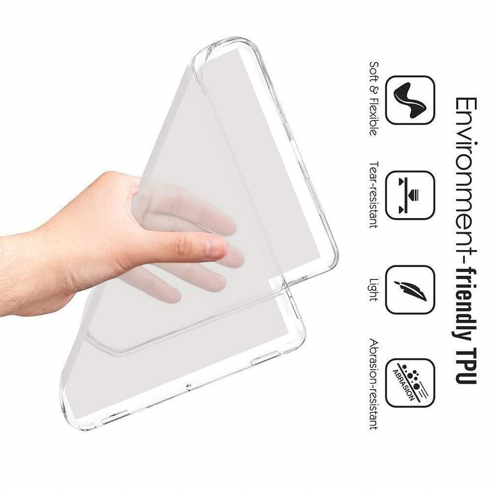 Тонкий TPU Бампер Силиконовый Чехол для Samsung Galaxy Tab S5e SM-T720 SM-T725	 Прозрачный
