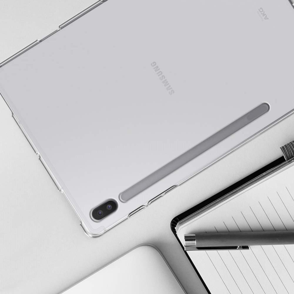 Тонкий TPU Бампер Силиконовый Чехол для Samsung Galaxy Tab S6 SM-T865 SM-T860 Прозрачный