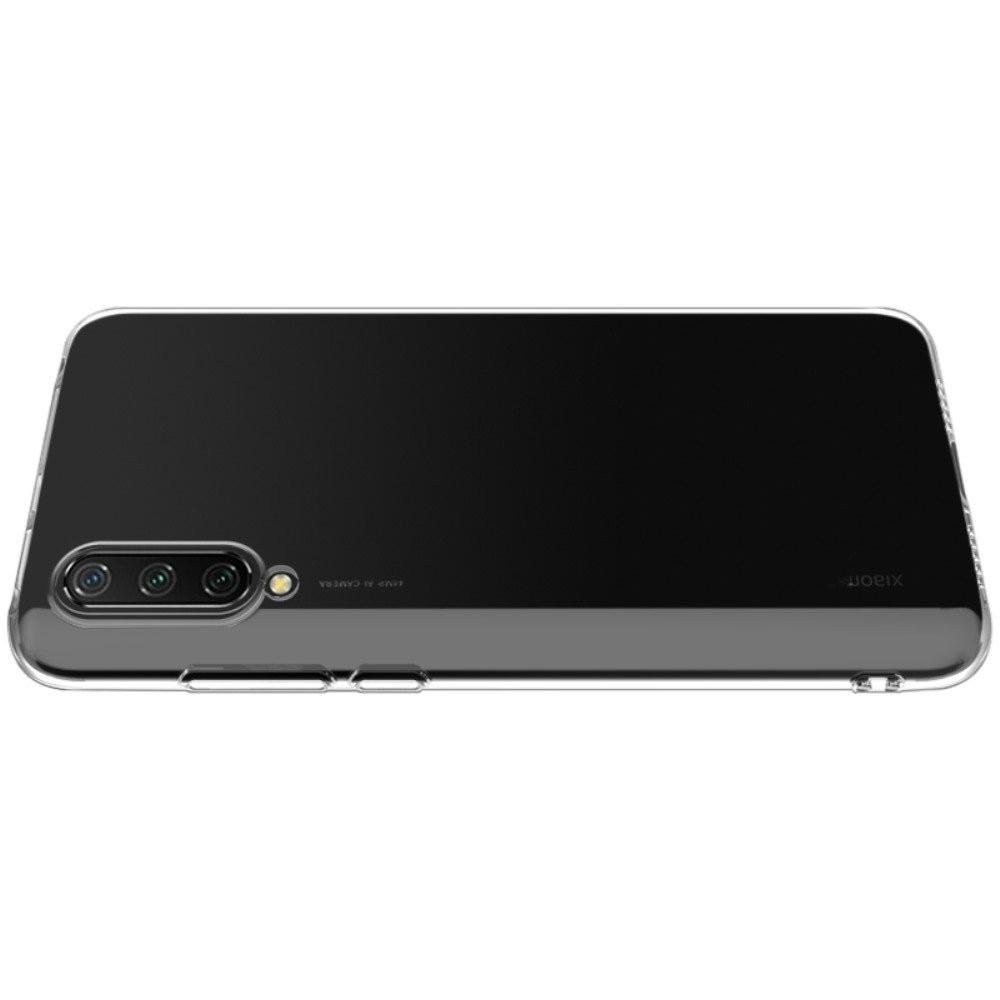 Тонкий TPU Бампер Силиконовый Чехол для Xiaomi Mi 9 Lite Прозрачный