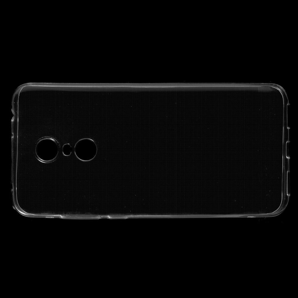 Тонкий TPU Бампер Силиконовый Чехол для Xiaomi Redmi 5 Plus Прозрачный