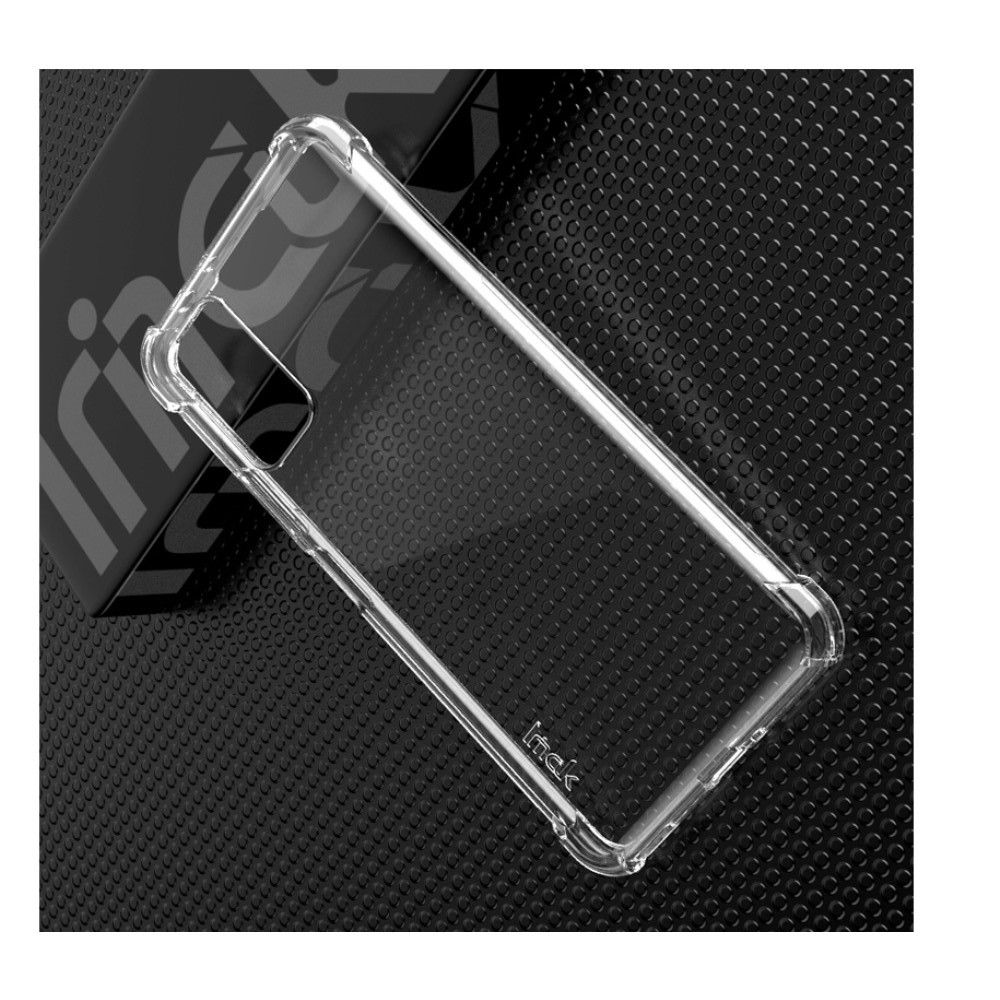 Ударопрочный бронированный IMAK чехол для Huawei Honor View 30 / View 30 Pro с усиленными углами прозрачный + защитная пленка на экран
