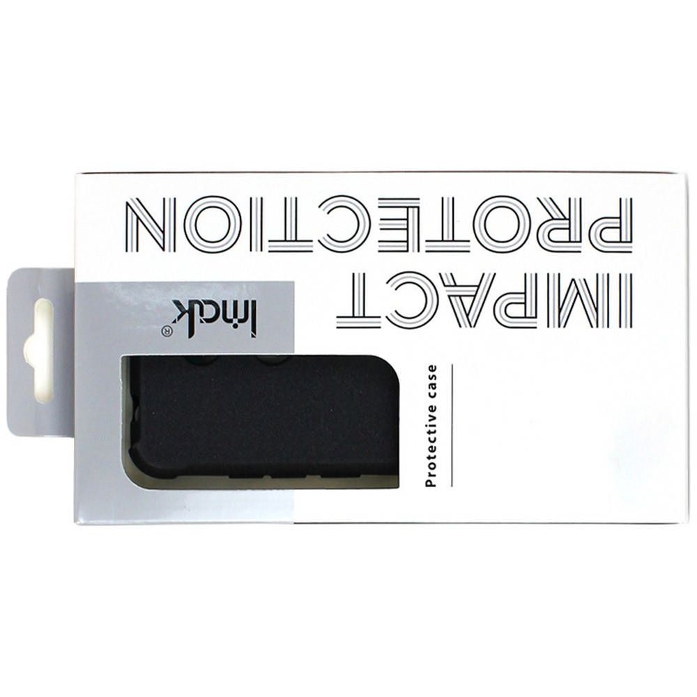 Ударопрочный бронированный IMAK чехол для Nokia 6.2 с усиленными углами песочно-черный + защитная пленка на экран