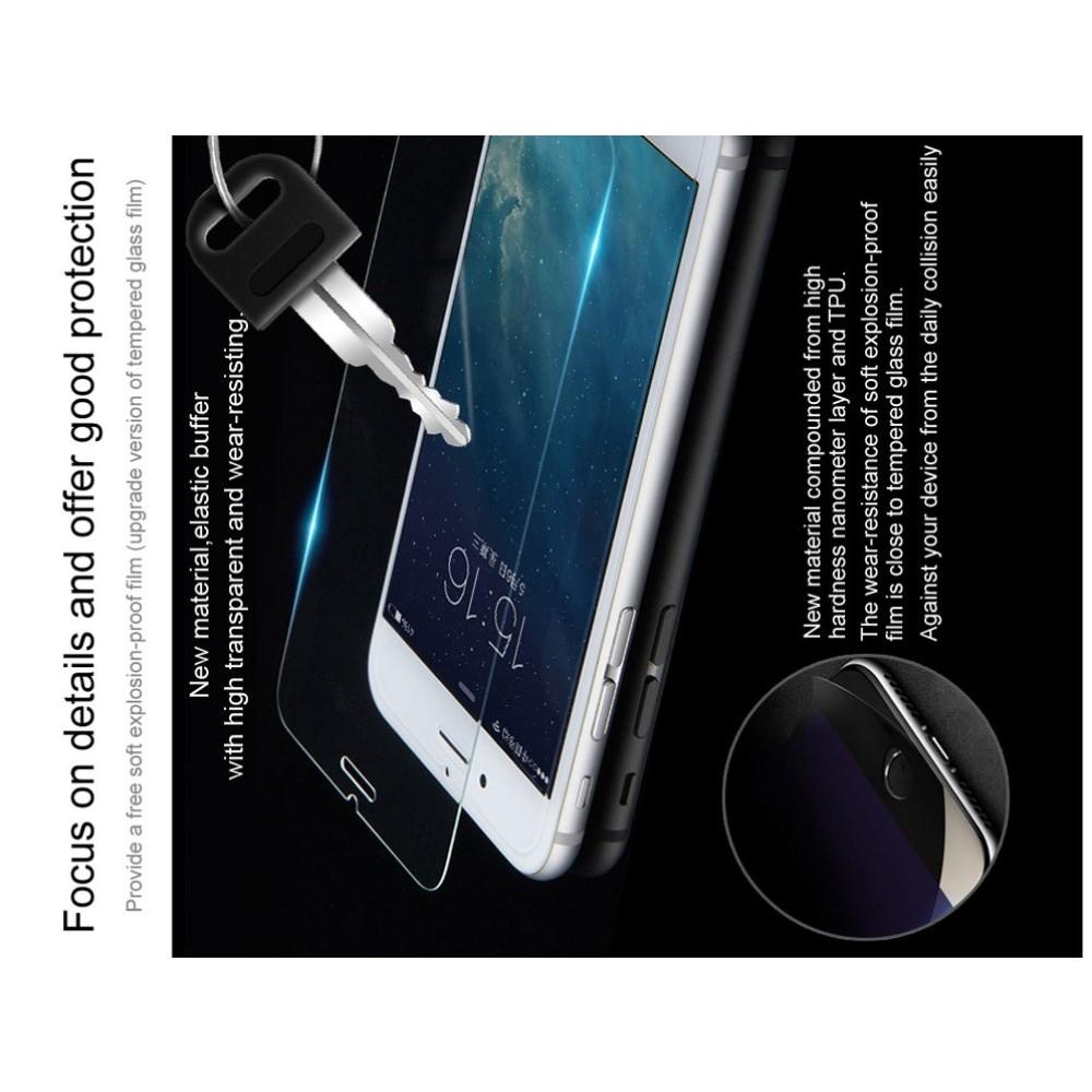 Ударопрочный бронированный IMAK чехол для OnePlus 5T с усиленными углами черный + защитная пленка на экран