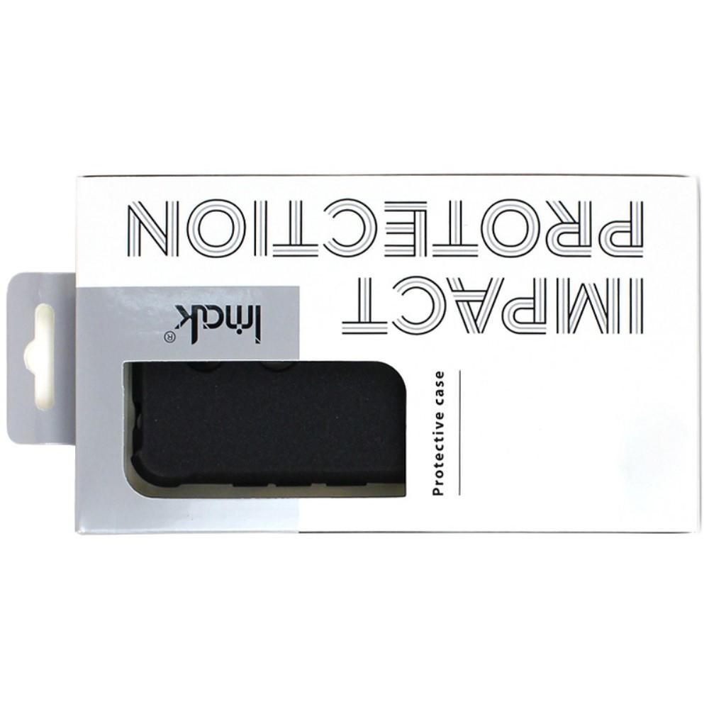 Ударопрочный бронированный IMAK чехол для OnePlus 7 с усиленными углами песочно-черный + защитная пленка на экран