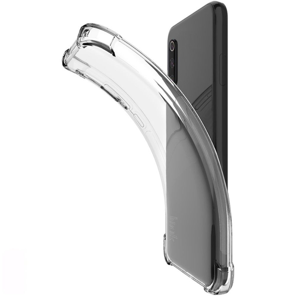 Ударопрочный бронированный IMAK чехол для Sony Xperia 5 II с усиленными углами прозрачный + защитная пленка на экран