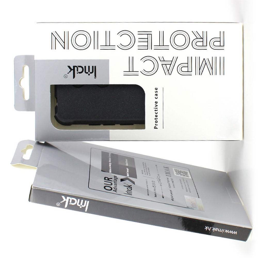 Ударопрочный бронированный IMAK чехол для Sony Xperia XA2 Plus с усиленными углами песочно-черный + защитная пленка на экран