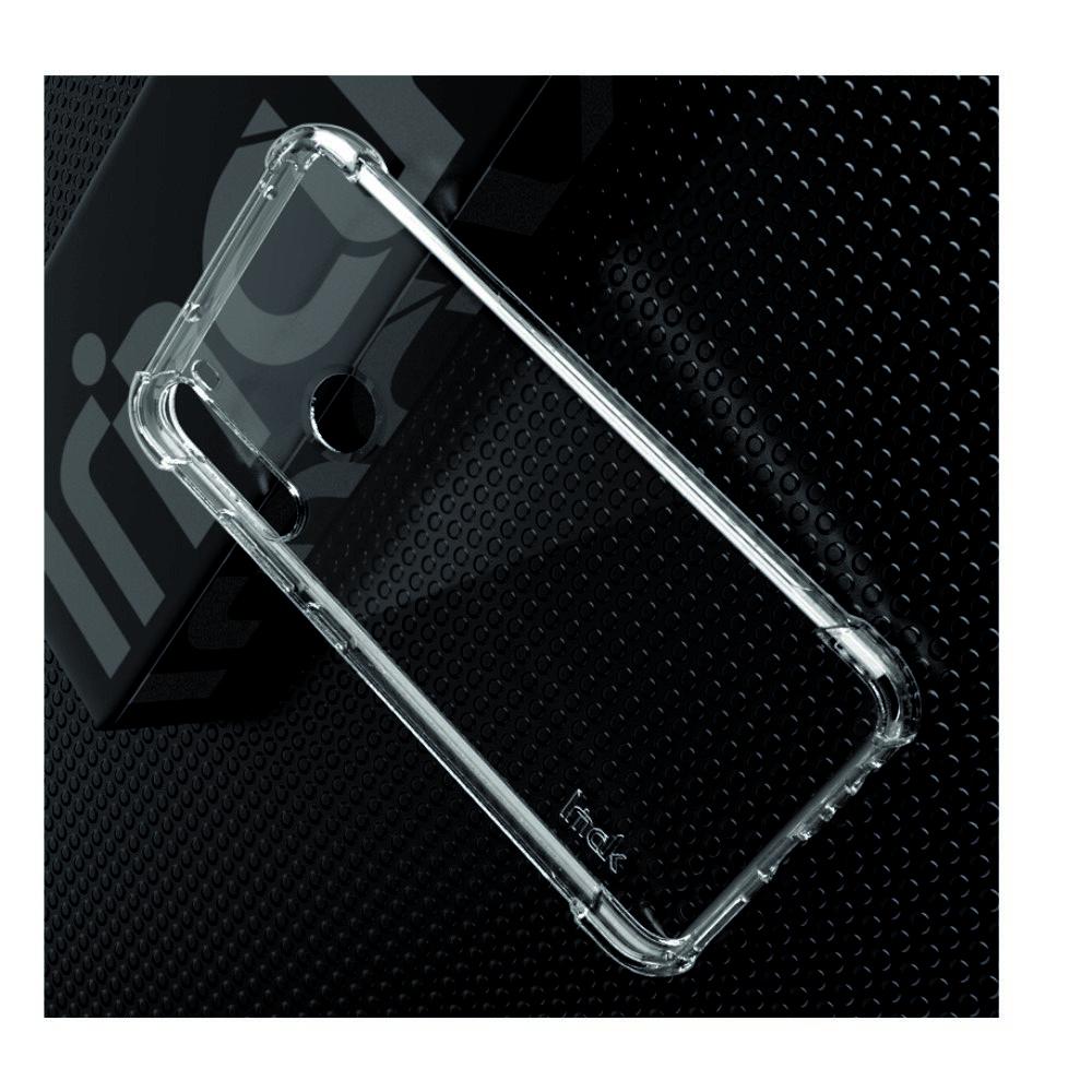 Ударопрочный бронированный IMAK чехол для Xiaomi Redmi Note 8 с усиленными углами песочно-черный + защитная пленка на экран