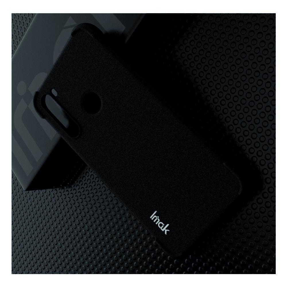 Ударопрочный бронированный IMAK чехол для Xiaomi Redmi Note 8 с усиленными углами прозрачный + защитная пленка на экран
