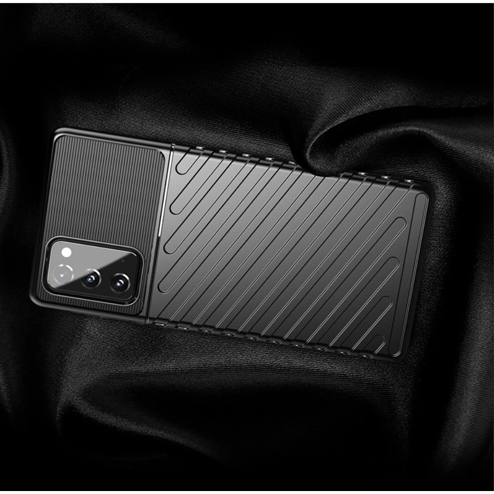 Ударопрочный Защитный Чехол Rugged Armor Guard Пластик + TPU для Samsung Galaxy Note 20 Черный