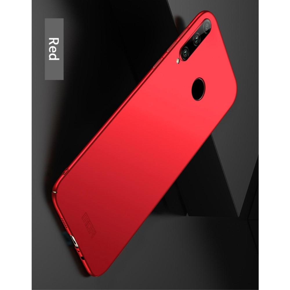 Ультратонкий Матовый Кейс Пластиковый Накладка Чехол для Huawei Honor 10i Красный