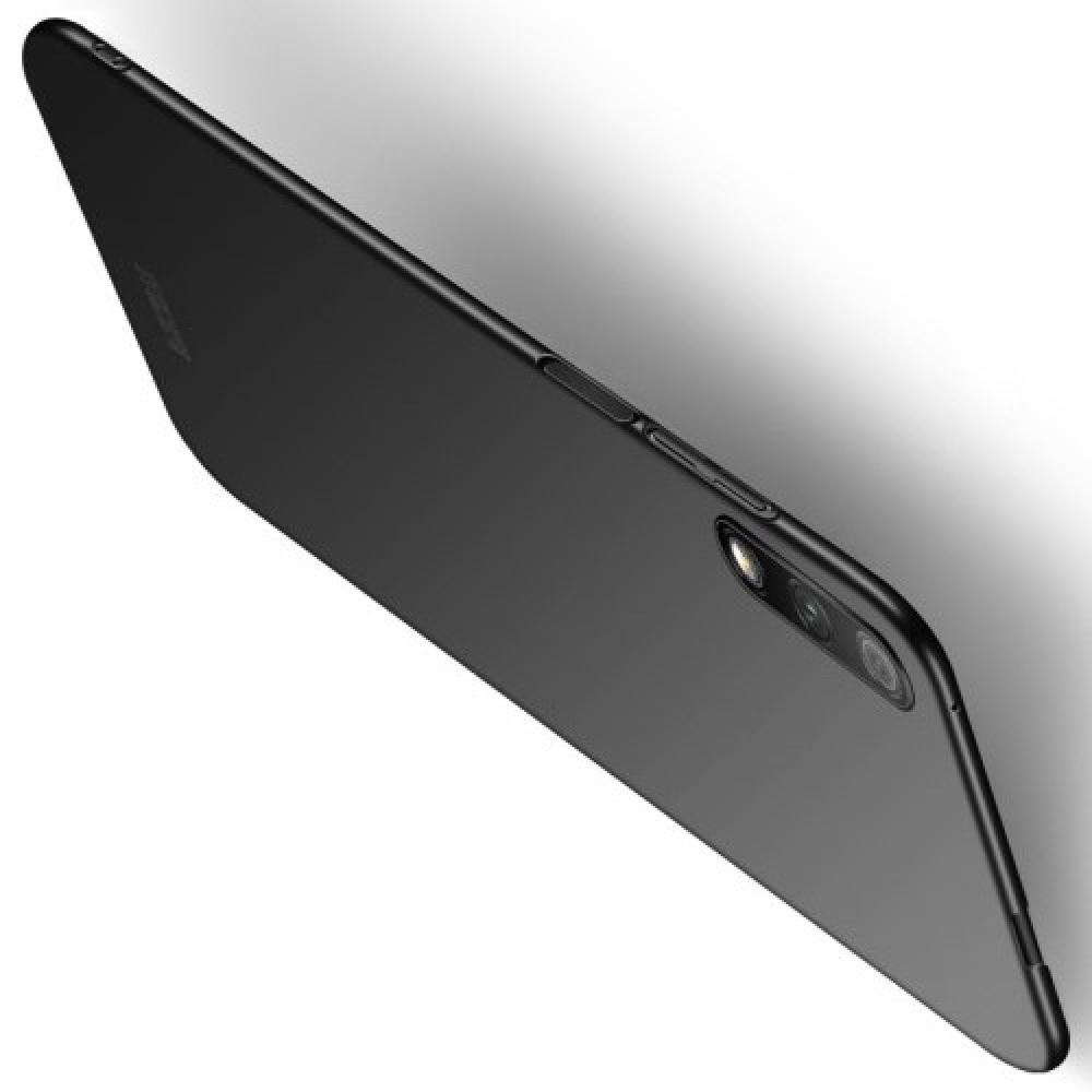 Ультратонкий Матовый Кейс Пластиковый Накладка Чехол для Huawei Honor 9X Pro / Honor 9X Черный