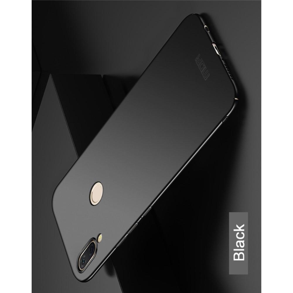 Ультратонкий Матовый Кейс Пластиковый Накладка Чехол для Huawei P smart+ / Nova 3i Черный