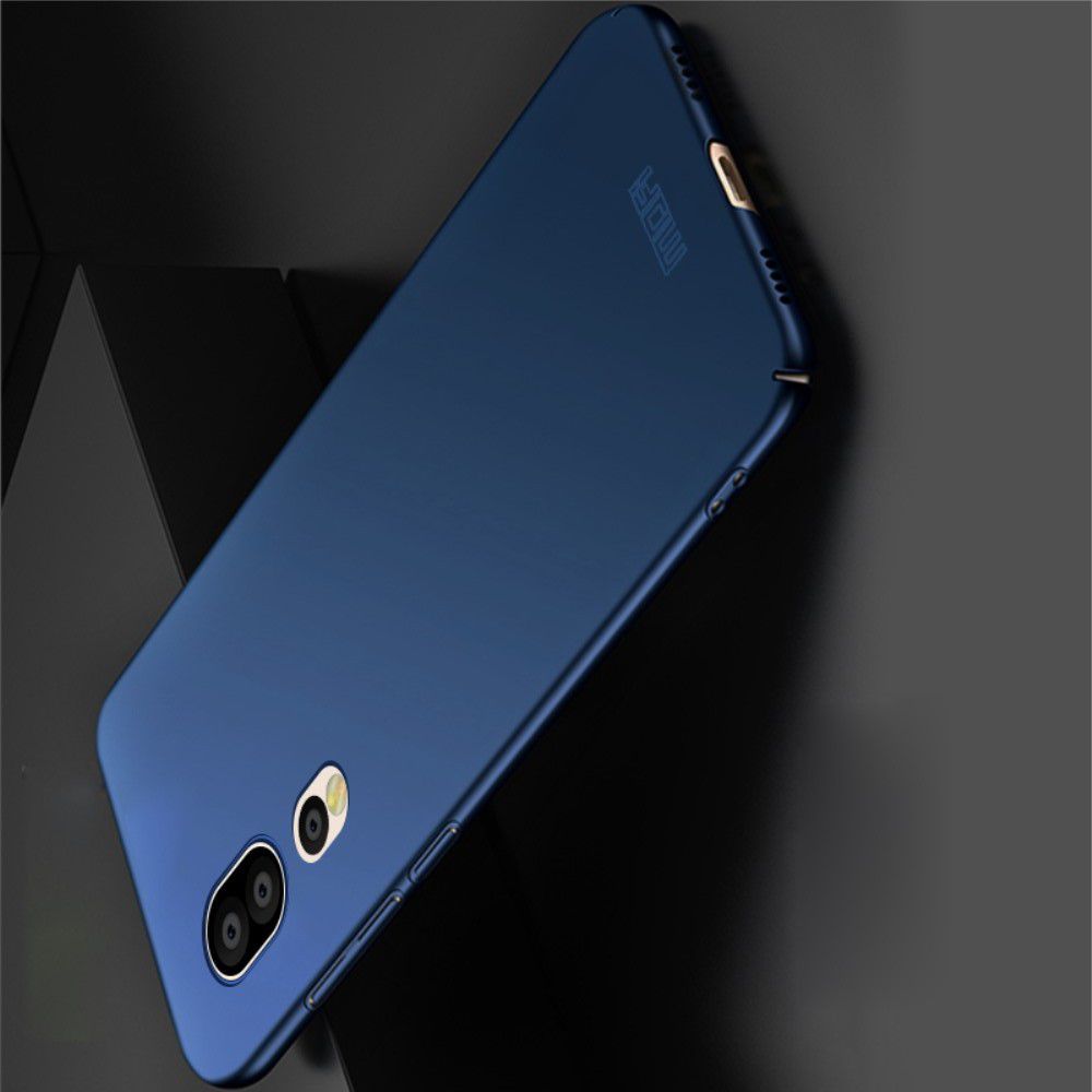 Ультратонкий Матовый Кейс Пластиковый Накладка Чехол для Huawei P20 Pro Синий