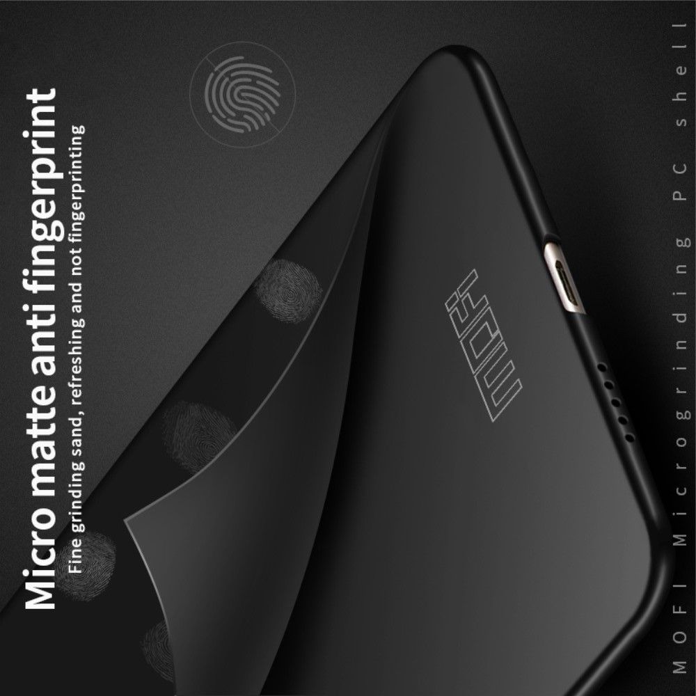 Ультратонкий Матовый Кейс Пластиковый Накладка Чехол для Huawei P40 Черный