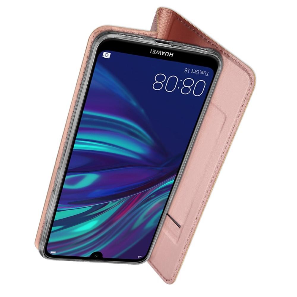 Ультратонкий Матовый Кейс Пластиковый Накладка Чехол для Huawei Y7 Pro 2019 Розовое Золото