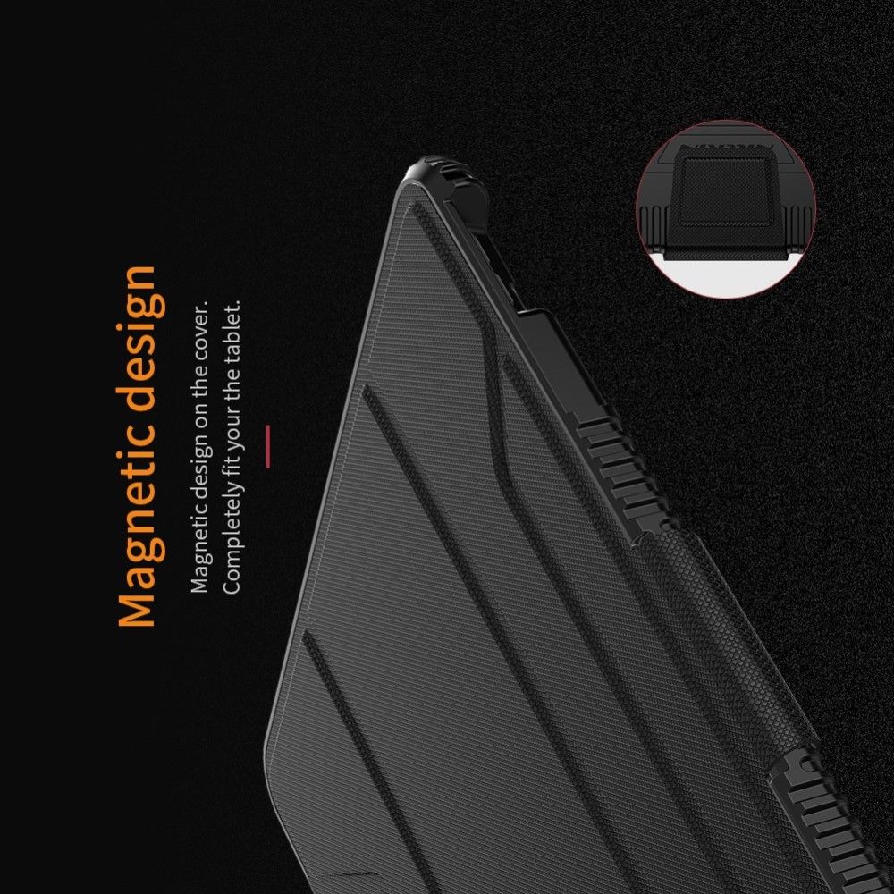 Ультратонкий Матовый Кейс Пластиковый Накладка Чехол для iPad Pro 12.9 2020 Черный