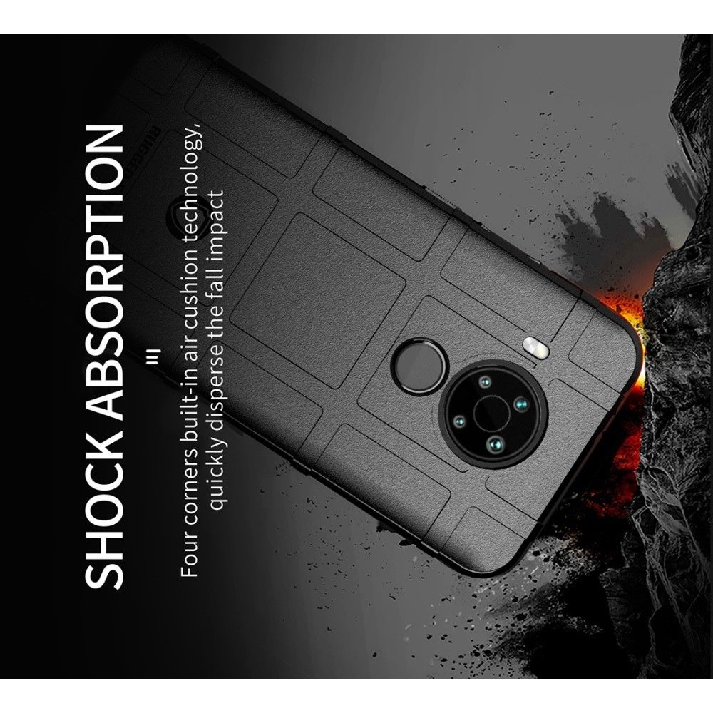 Матовый Кейс Накладка Чехол для Nokia 5.4 Черный