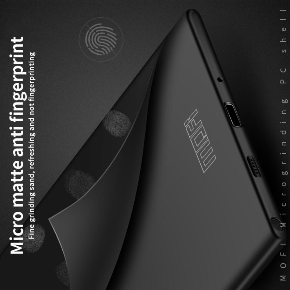 Ультратонкий Матовый Кейс Пластиковый Накладка Чехол для Samsung Galaxy Note 10 Черный
