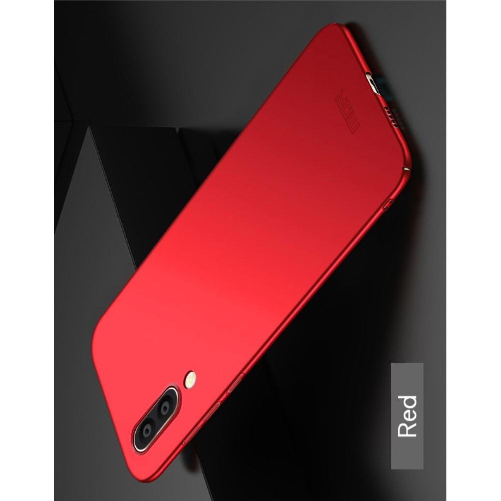 Ультратонкий Матовый Кейс Пластиковый Накладка Чехол для Vivo NEX S Красный
