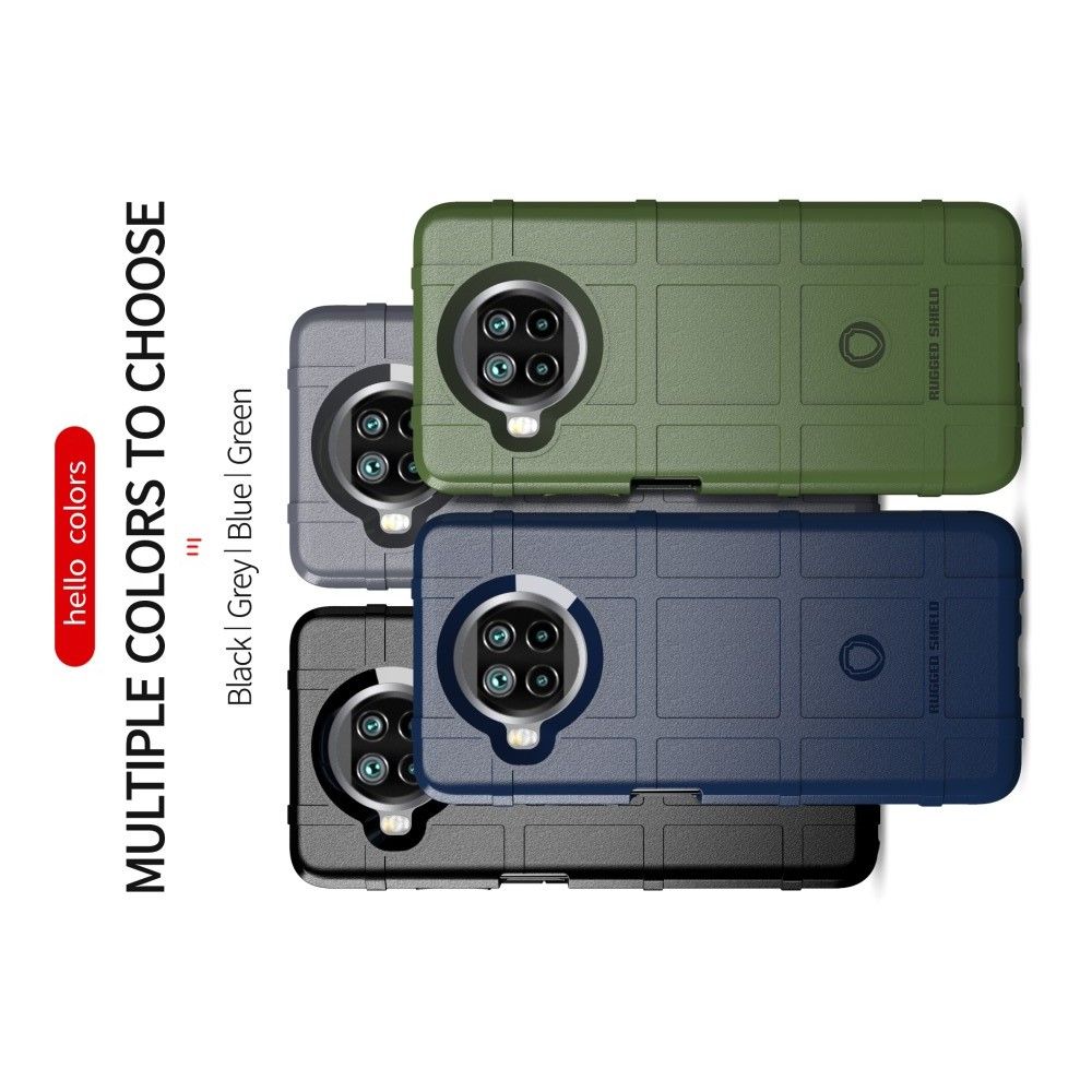 Матовый Кейс Накладка Чехол для Xiaomi Mi 10 Lite Черный