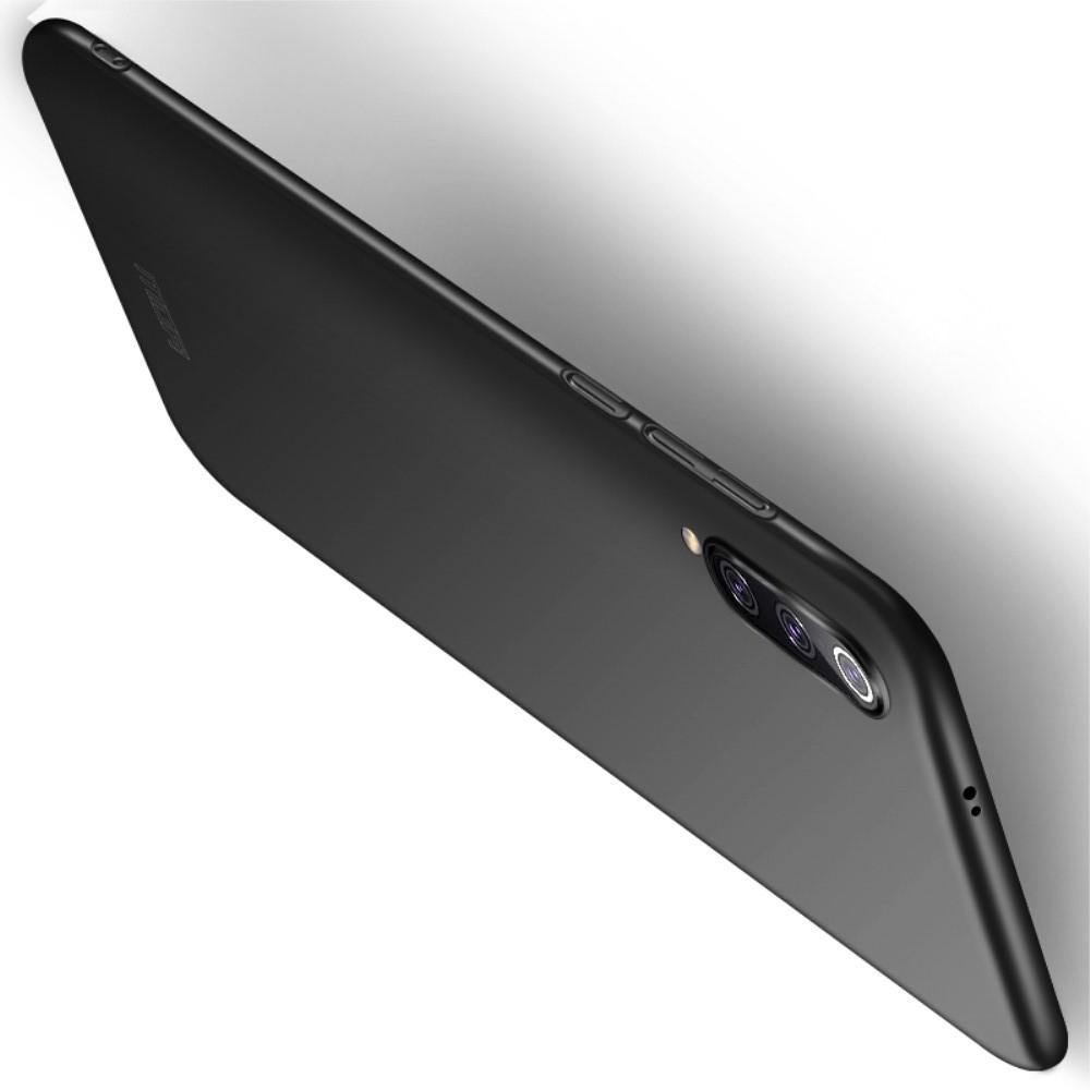 Ультратонкий Матовый Кейс Пластиковый Накладка Чехол для Xiaomi Mi 9 Черный