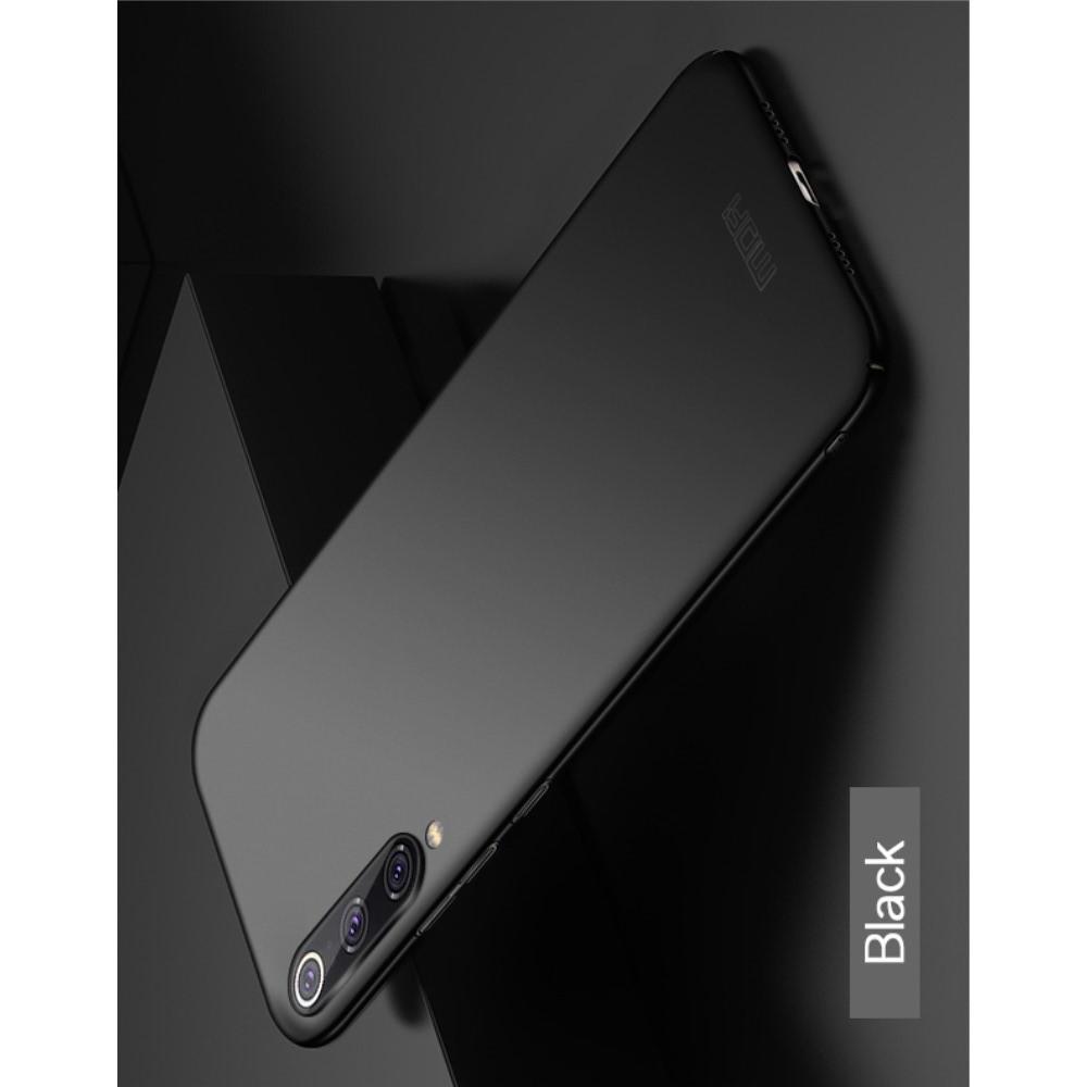 Ультратонкий Матовый Кейс Пластиковый Накладка Чехол для Xiaomi Mi 9 Черный