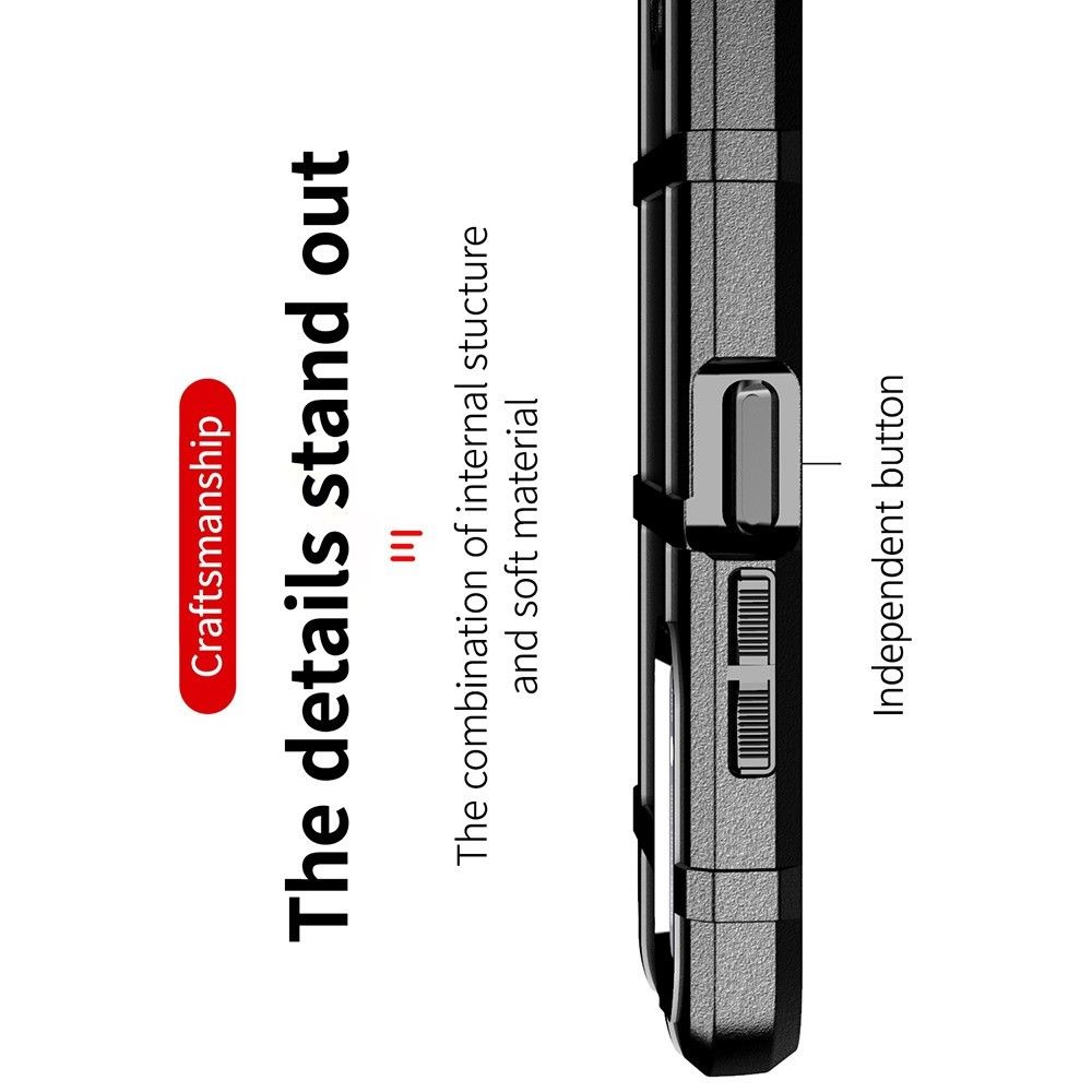 Матовый Кейс Накладка Чехол для Xiaomi Redmi 9T Черный