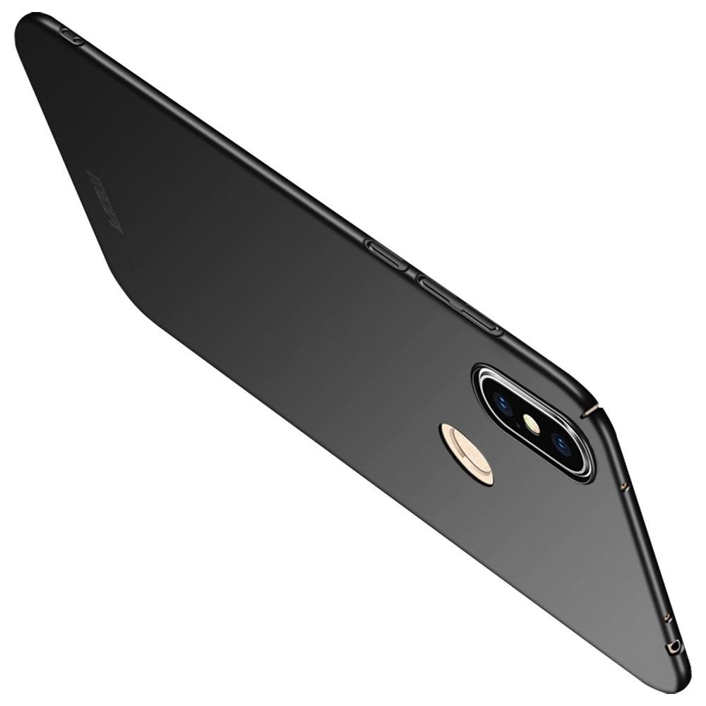 Ультратонкий Матовый Кейс Пластиковый Накладка Чехол для Xiaomi Redmi Note 6 / Note 6 Pro Черный
