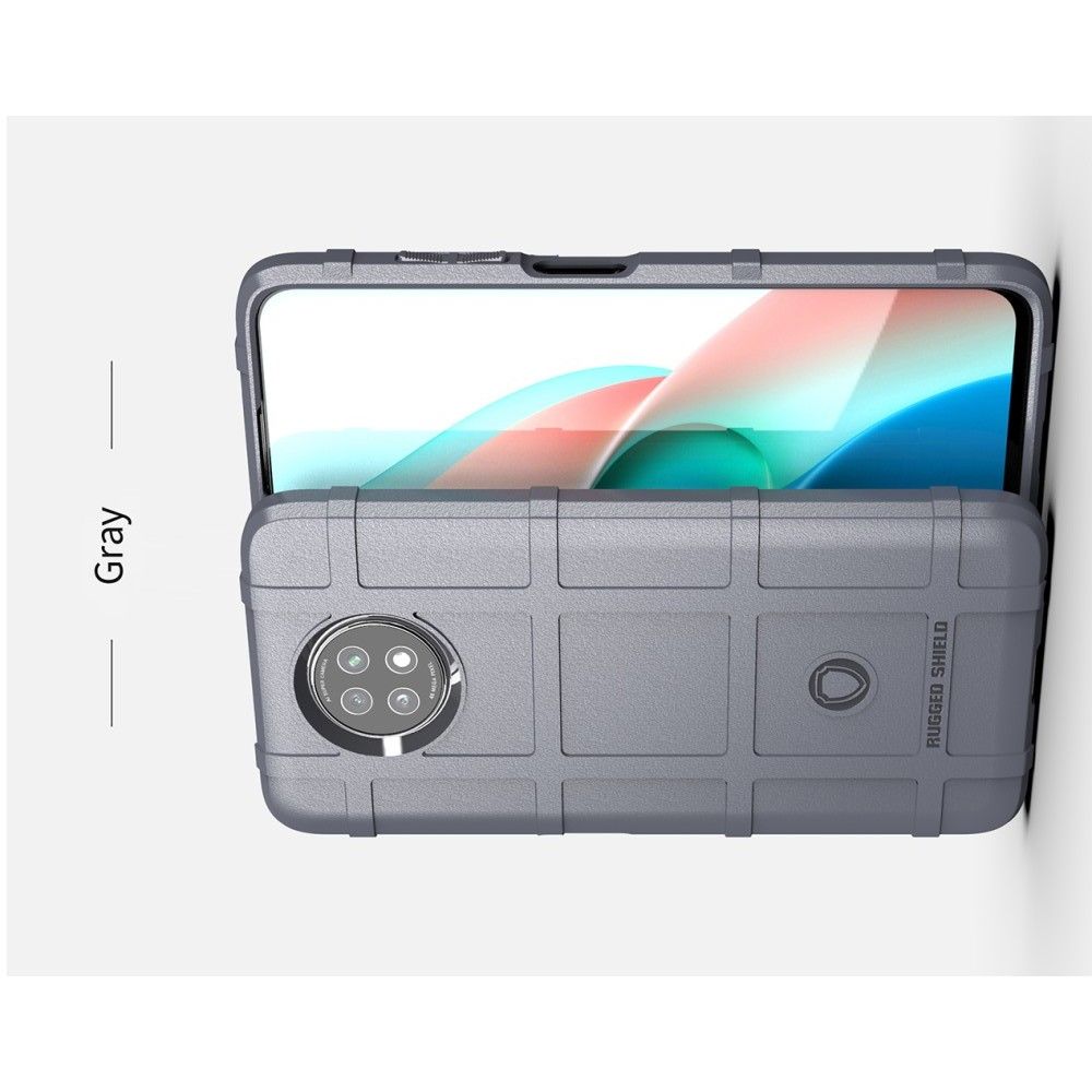 Ультратонкий Матовый Кейс Пластиковый Накладка Чехол для Xiaomi Redmi Note 9T Черный
