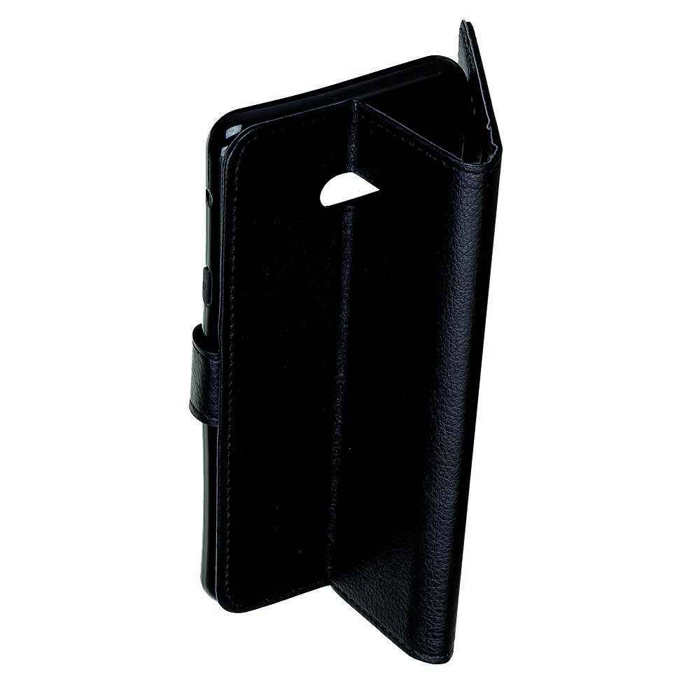 Вертикальный флип чехол книжка с откидыванием вниз для LG G8X ThinQ - Черный