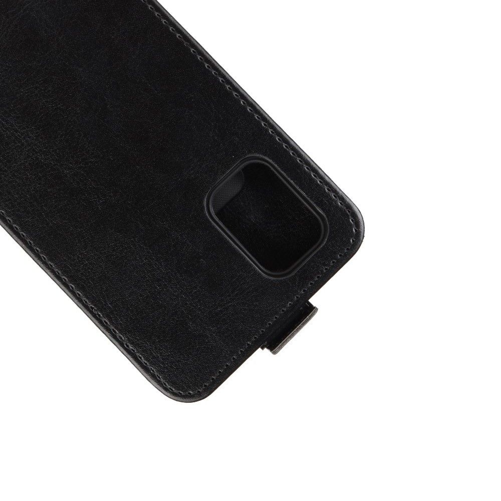 Вертикальный флип чехол книжка с откидыванием вниз для Samsung Galaxy A31 - Черный