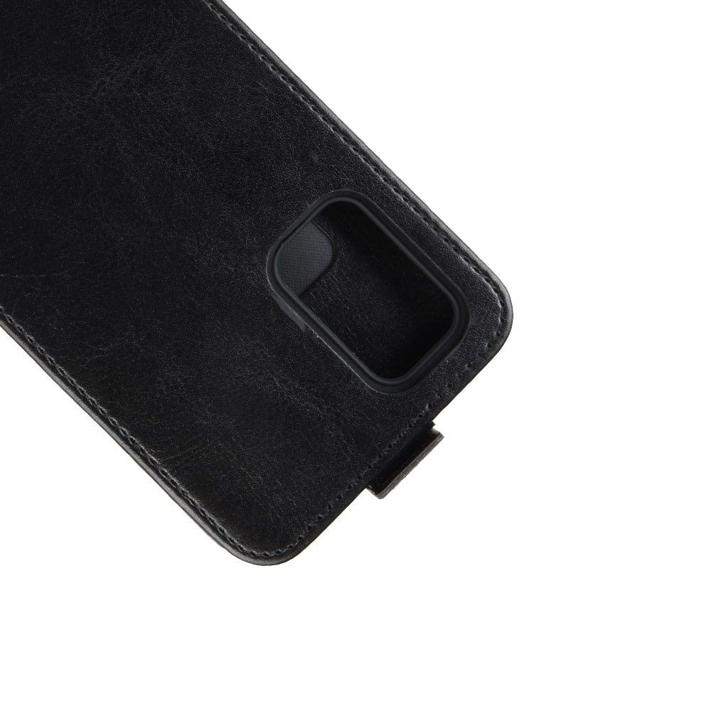Вертикальный флип чехол книжка с откидыванием вниз для Samsung Galaxy S20 FE / S20 FE - Черный