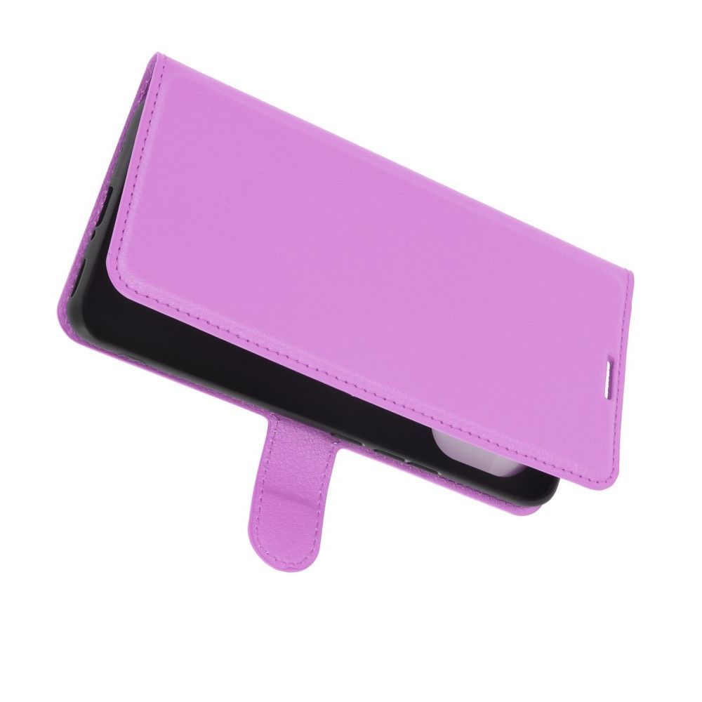 Вертикальный флип чехол книжка с откидыванием вниз для Xiaomi Mi 11 - Фиолетовый