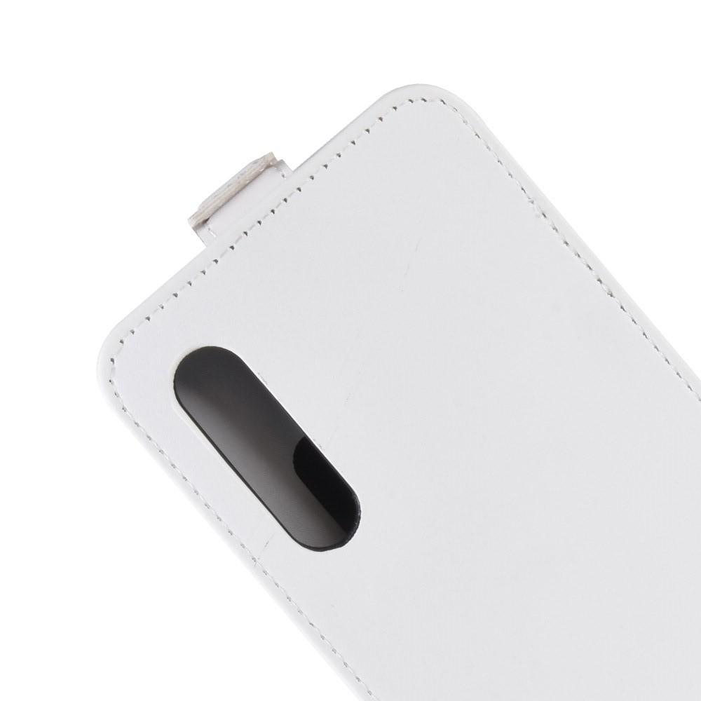 Вертикальный флип чехол книжка с откидыванием вниз для Xiaomi Mi 9 SE - Белый