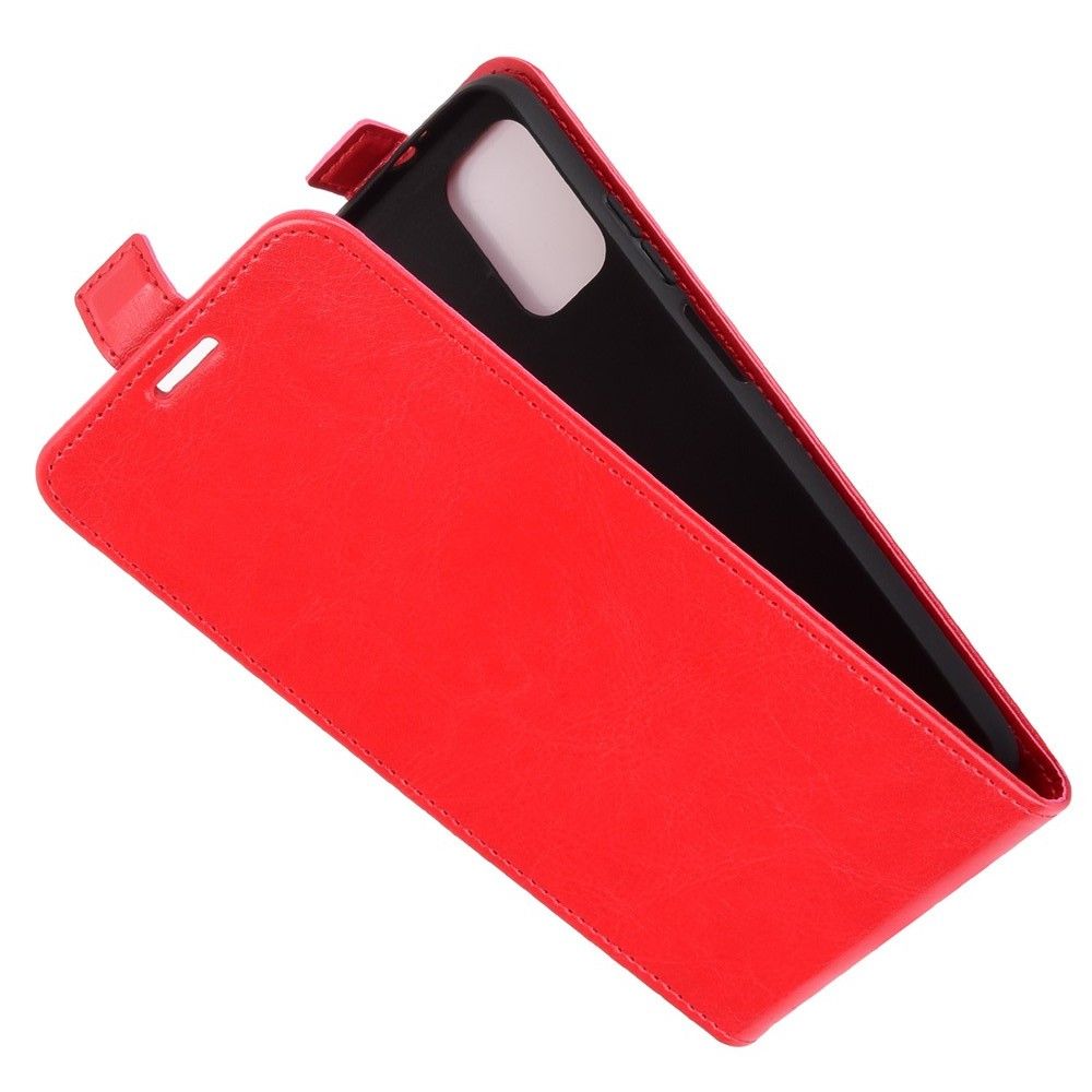 Вертикальный флип чехол книжка с откидыванием вниз для Xiaomi Poco M3 - Красный