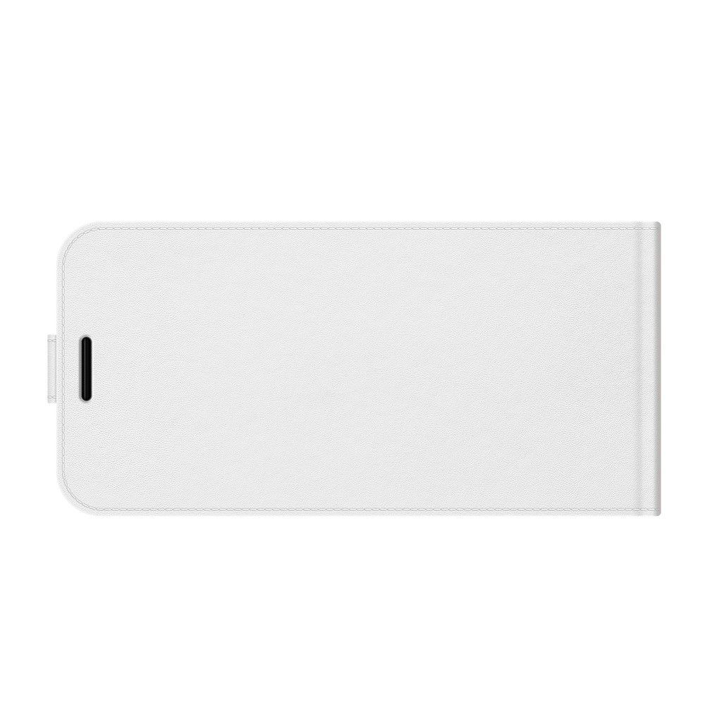 Вертикальный флип чехол книжка с откидыванием вниз для Xiaomi Redmi 10 - Белый