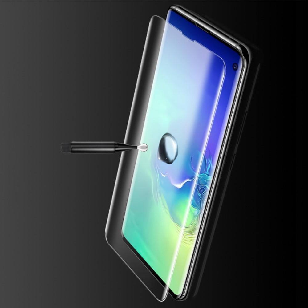 Закаленное Изогнутое Защитное MOCOLO Tempered 3D Стекло для Samsung Galaxy S10 Прозрачное